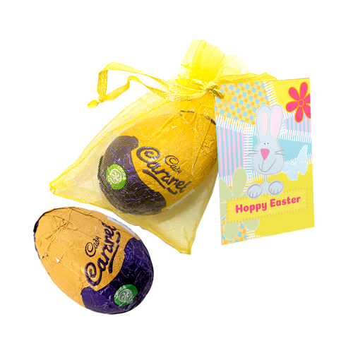 Promotional Easter Caramel Egg Organza Bag
