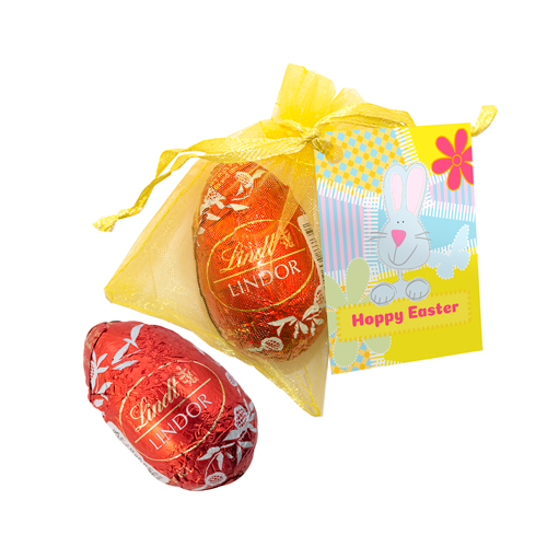 Promotional Easter Caramel Egg Organza Bag