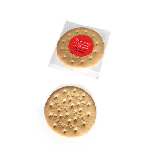 Branded World Blood Donor Day Rich Rea Biscuit