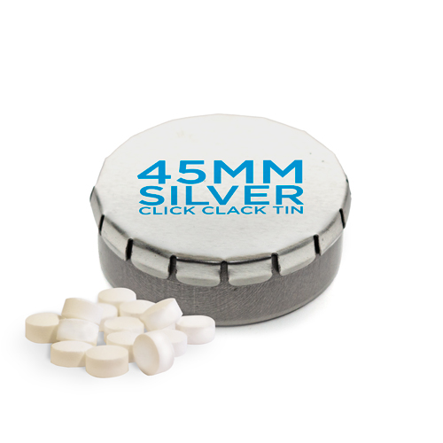 bite - 45mm click clack silver