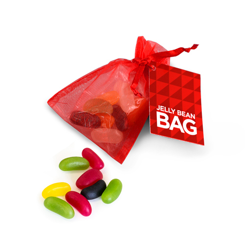 jelly bean organza bag