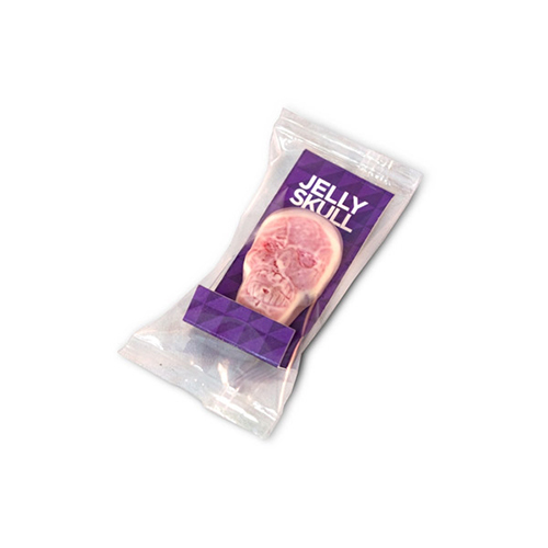 Jelly skull sweet in brandable packaging