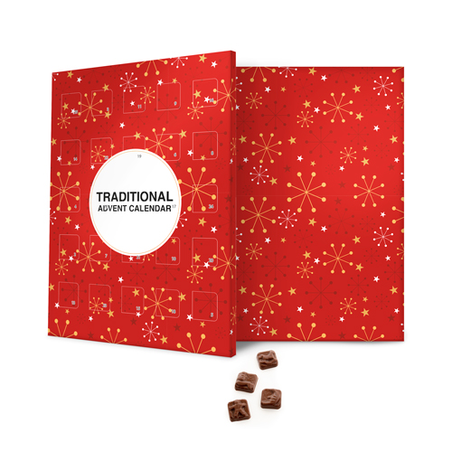 Traditional Advent calendar single sided