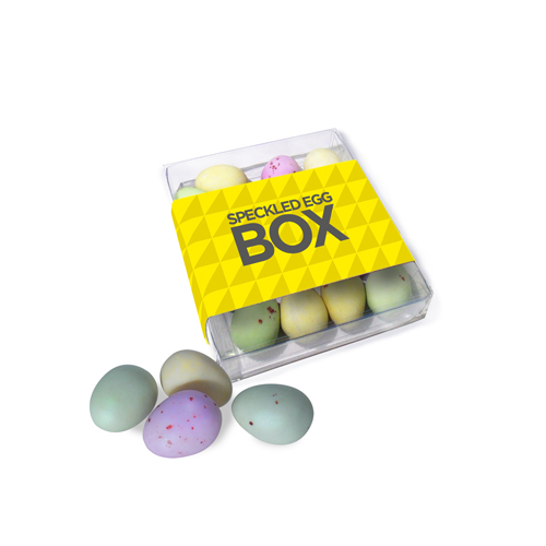 Speckled Egg Clear Branded Box Easter 