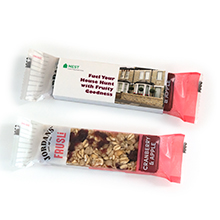 Promotional Cranberry and Apple Cereal Bar
