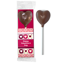Chocolate Lollipop - Heart