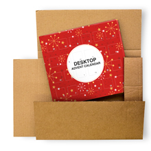Advent Calendar - Desktop with Mailers - Single Sided Print